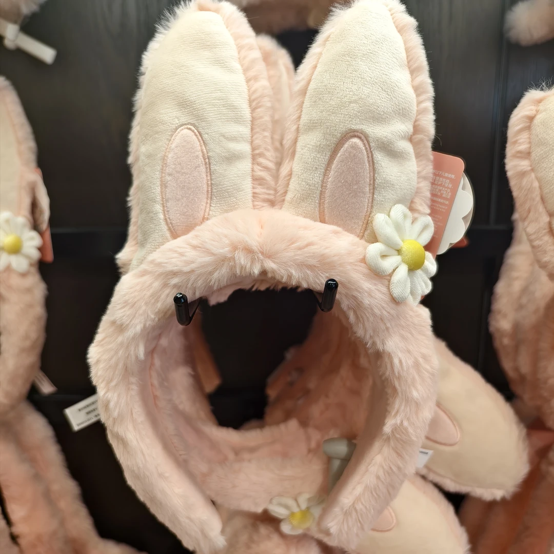 5城市乐园限定款粉色甜心发箍正品可爱大耳朵发箍