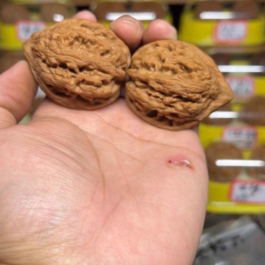 把件文玩核桃大姑石尺41