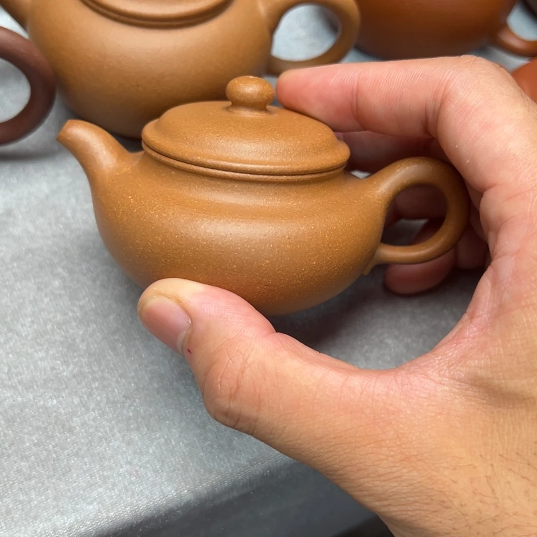 茶壶紫砂黄金段仿古