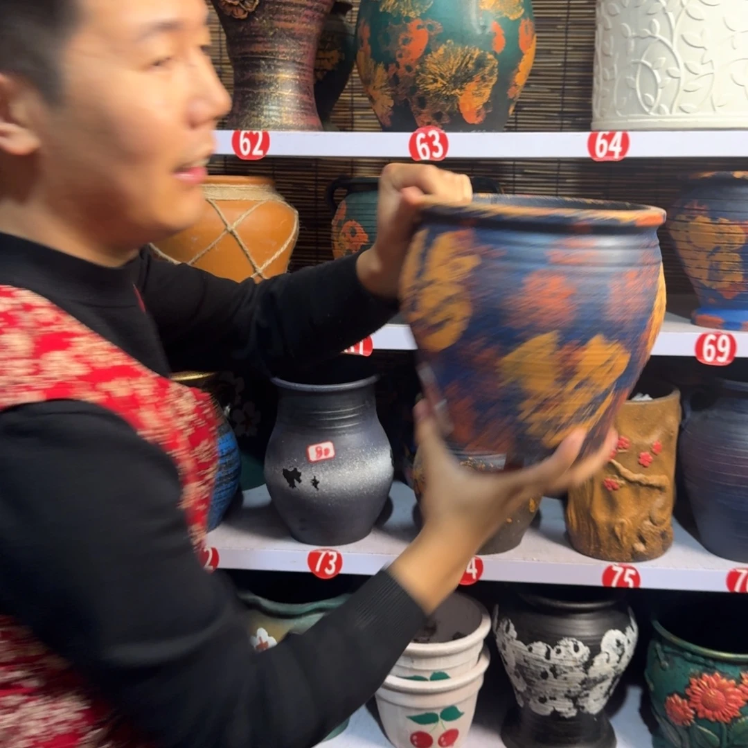 带孔高端浮雕花盆炸炸炸炸