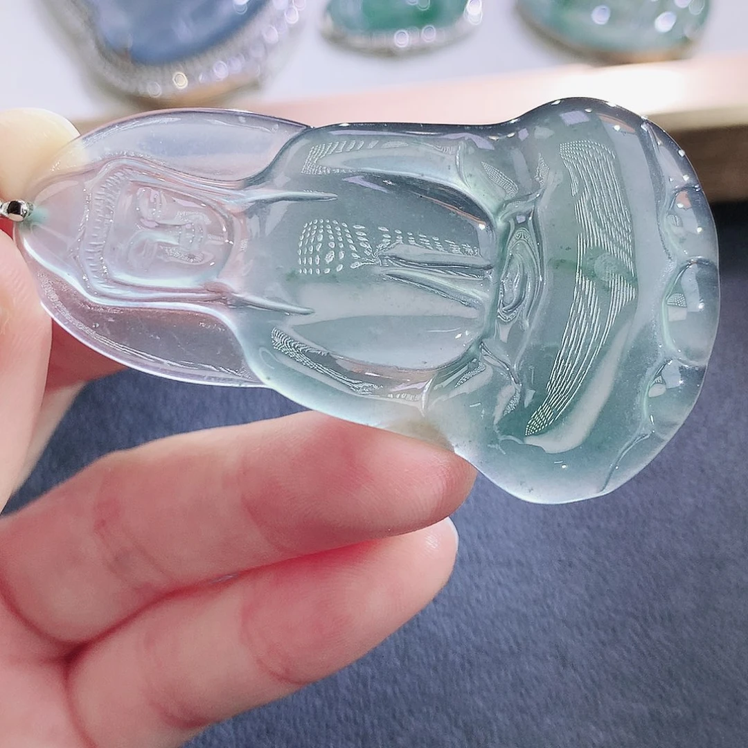 翡翠未镶嵌挂件翡翠