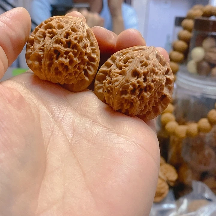 【闪购商品】文玩核桃把件36蚂蚁沟小众