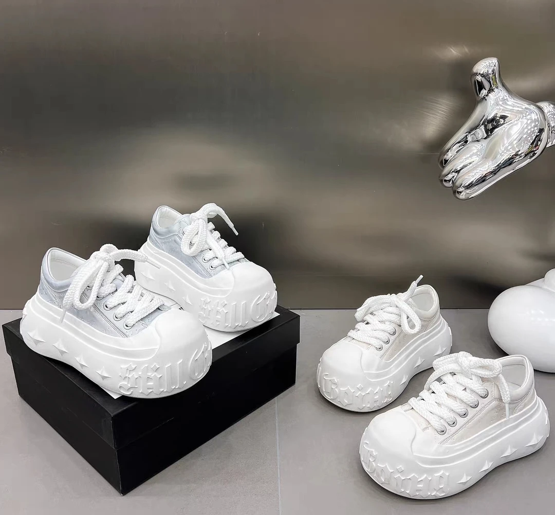 MSDDHY千金风厚底时尚休闲鞋休闲鞋小白鞋女鞋百搭春季韩版网面