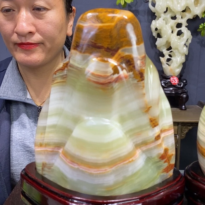 石材精品古青石摆件