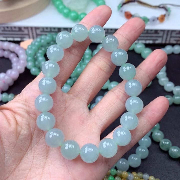 未镶嵌手链翡翠手串10mm