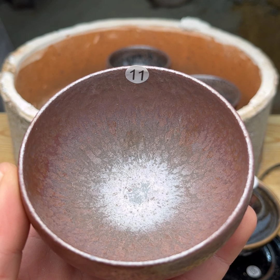 茶盏义兴龙窑柴烧微瑕