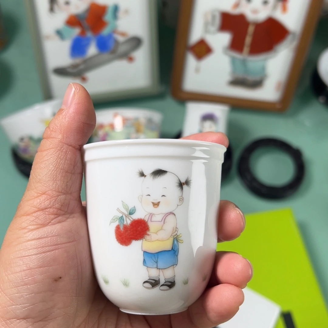 景德镇手绘珐琅彩瓷板画