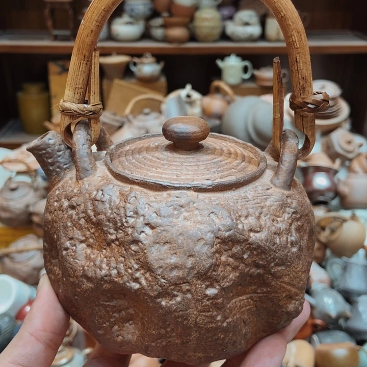 柴烧老岩泥高端茶器