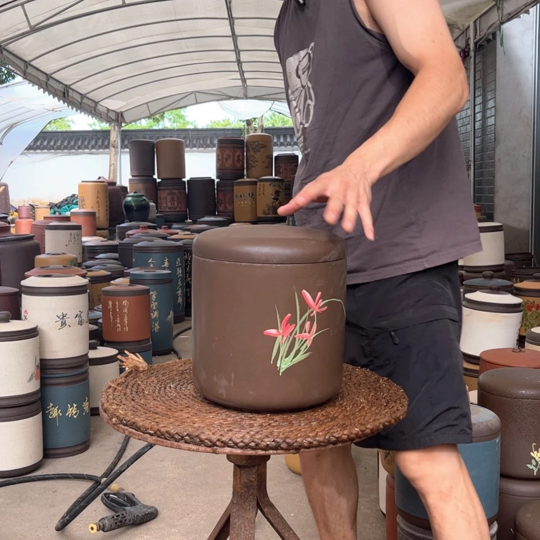 紫砂茶叶罐8 饼茶叶罐