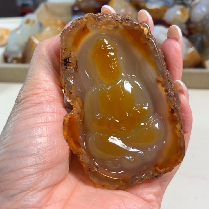 玛瑙/玉髓未镶嵌吊坠(不含链)