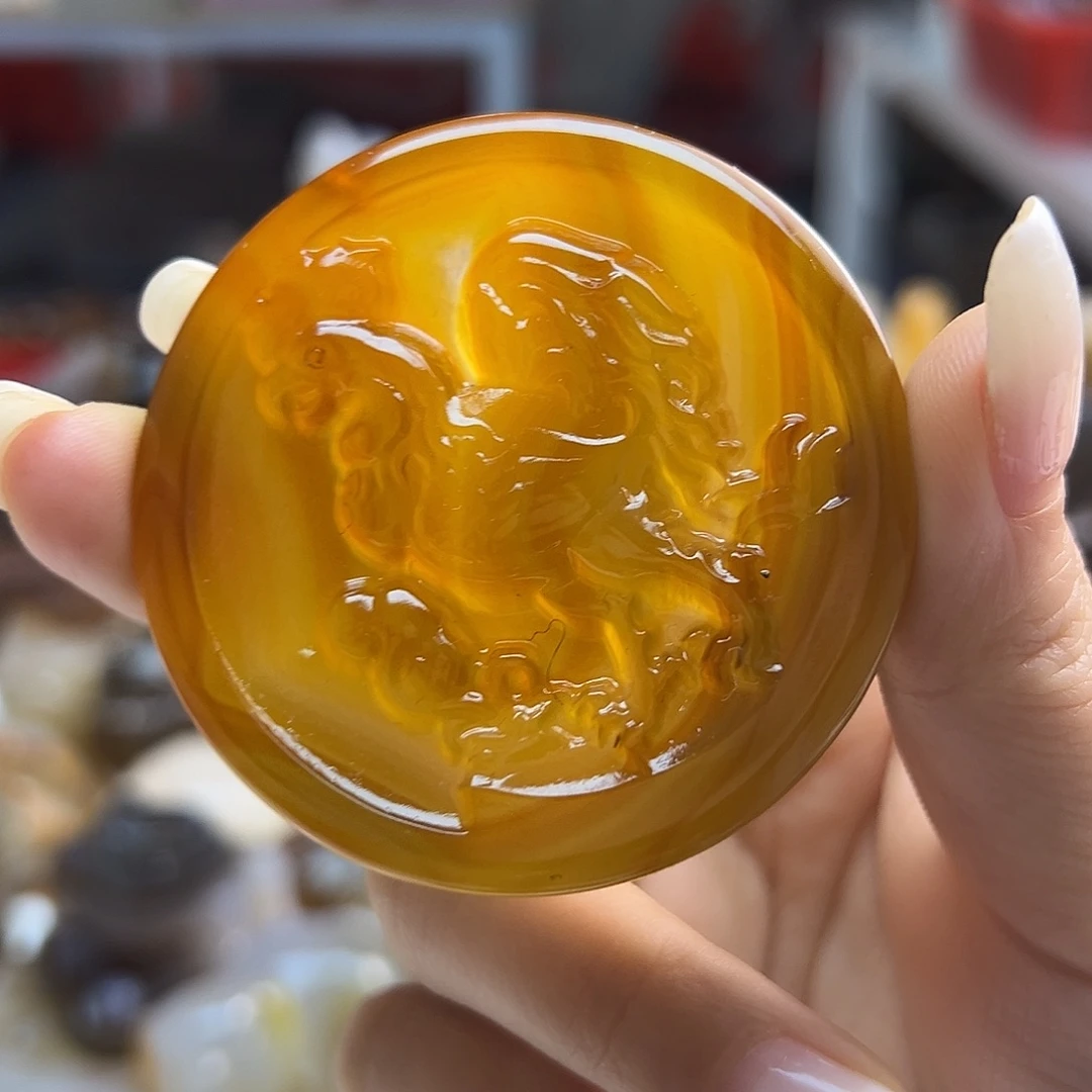 玛瑙/玉髓未镶嵌吊坠(不含链)