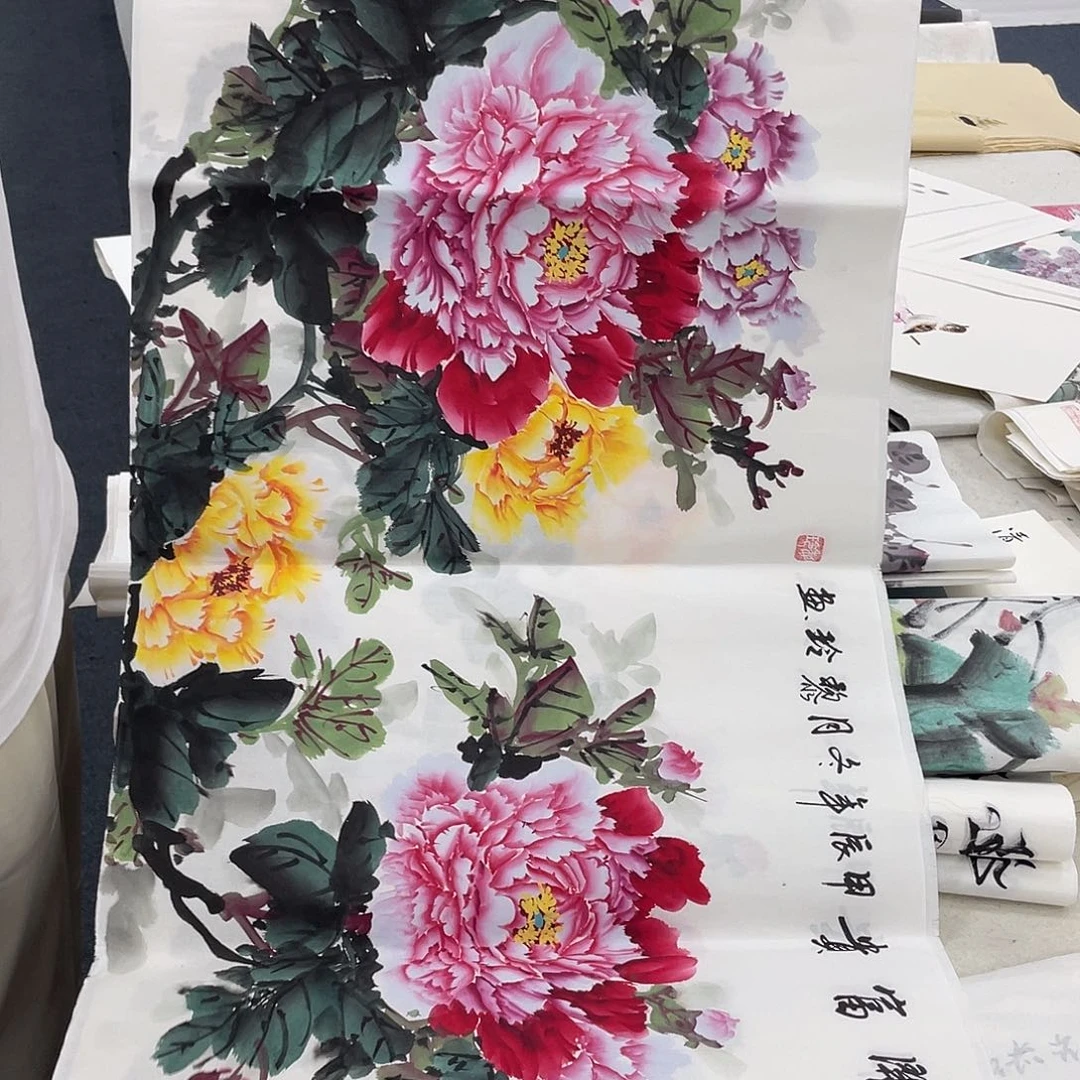 国画纯手绘字画宣纸