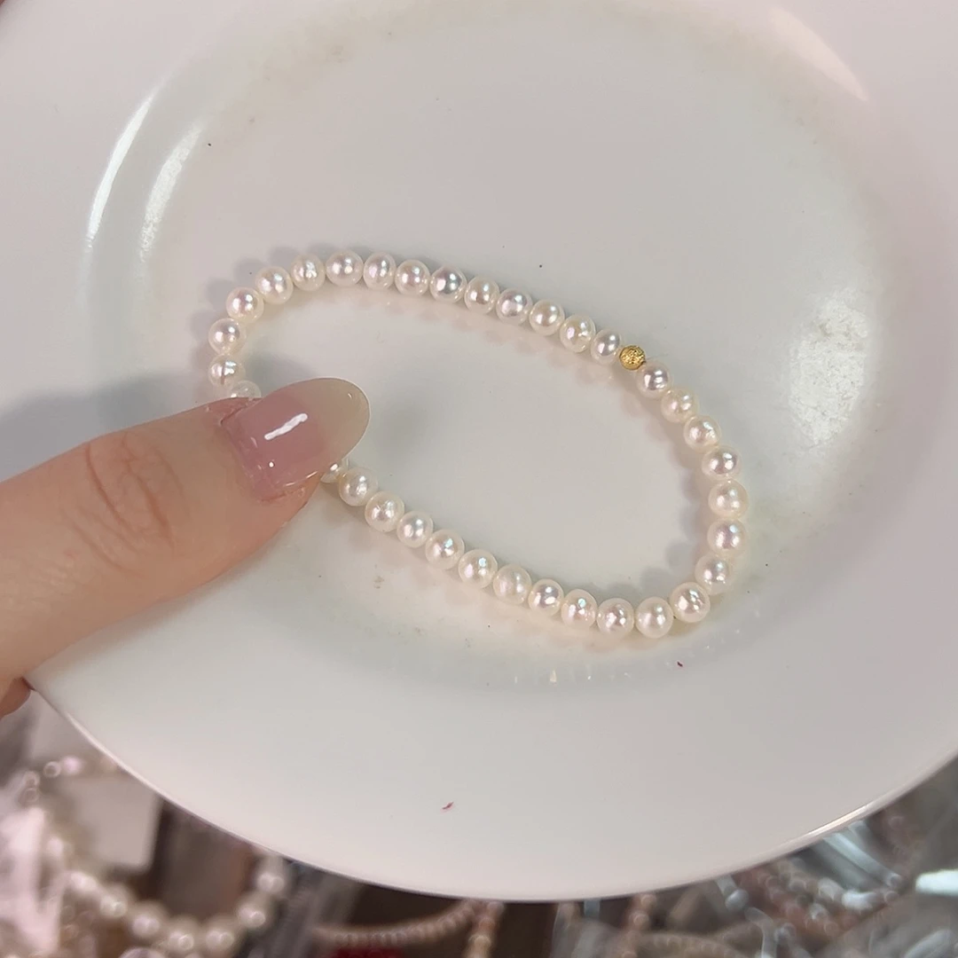 未镶嵌设计款珠宝首饰淡水珍珠