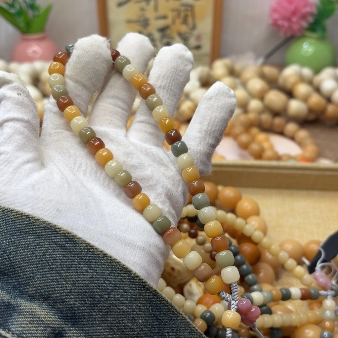 吊坠菩提根/象牙果8水磨桶手机链268