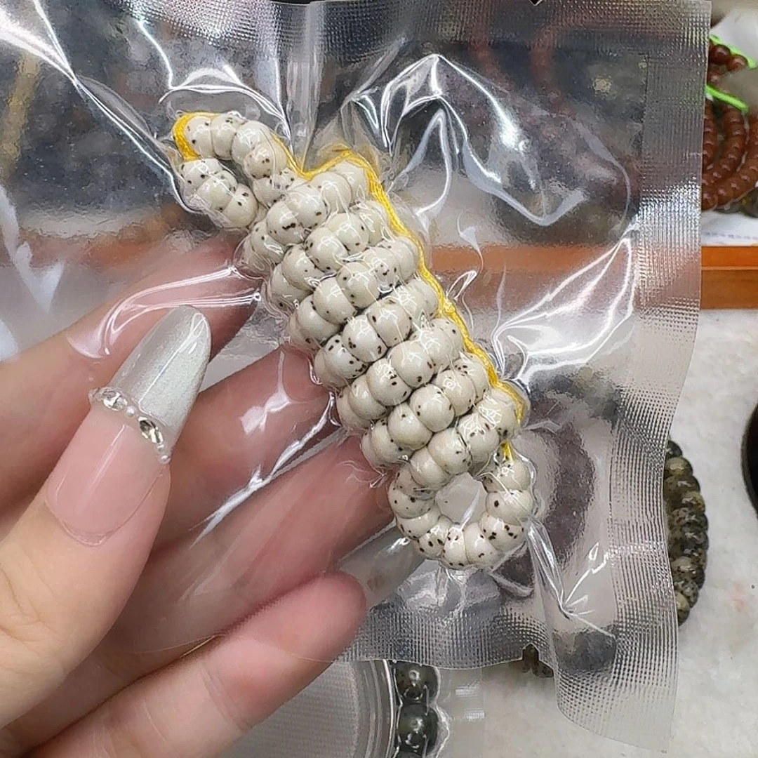 星月菩提手串128殿堂糯冰半臂大留白蒜瓣大肠108 6