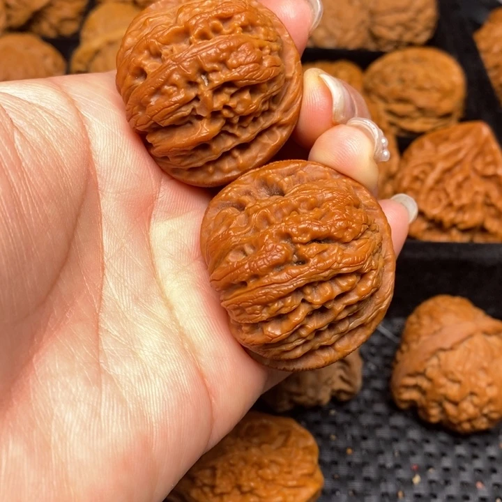 吊坠文玩核桃秦岭野生53