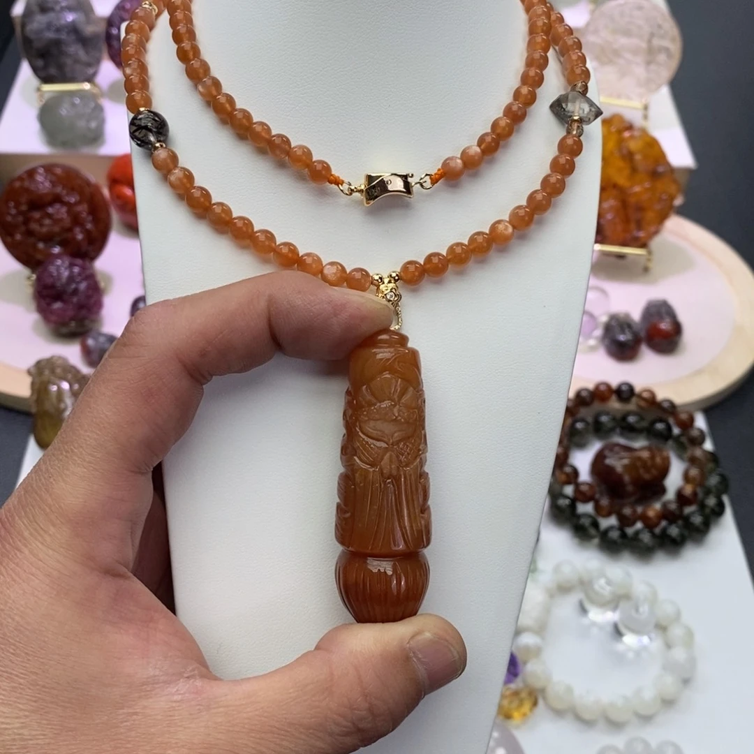 水晶颈饰未镶嵌吊坠