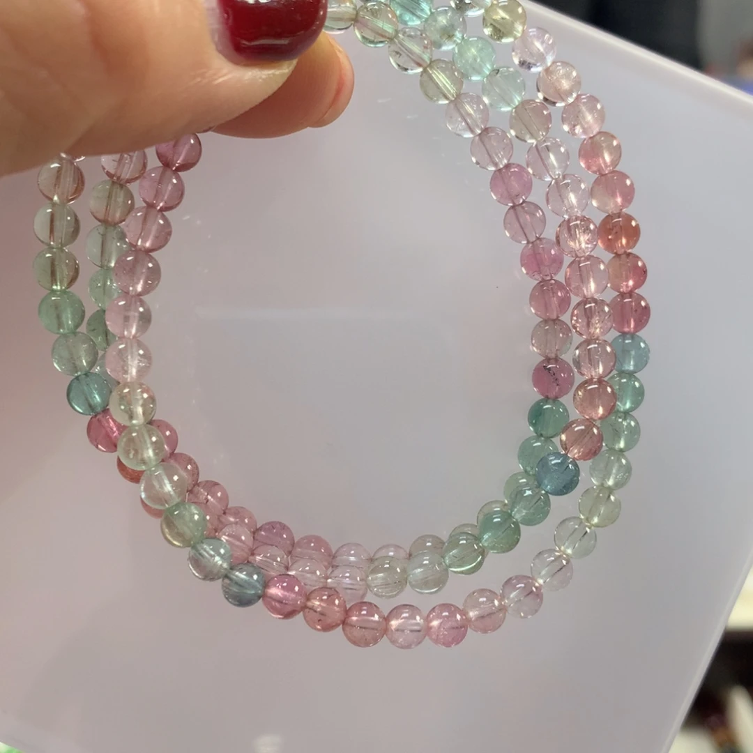 手链碧玺未镶嵌4.6左右