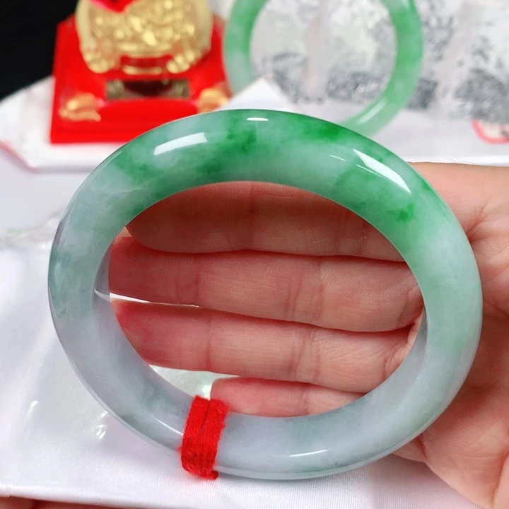 未镶嵌手镯翡翠   编号0115 正圈59.3