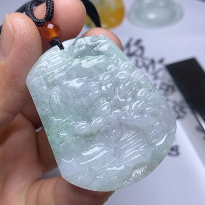 颈饰未镶嵌翡翠翡翠