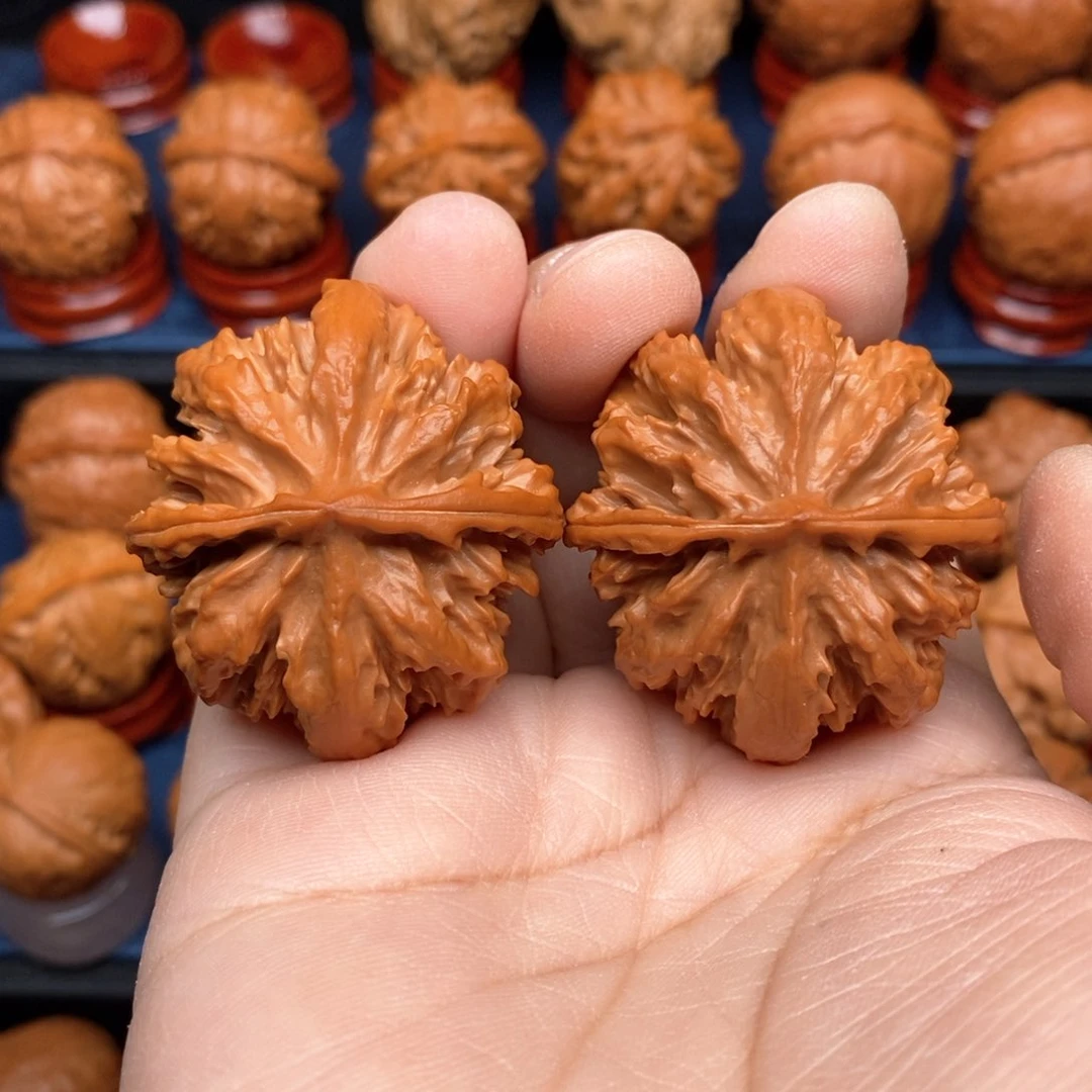 把件文玩核桃手捻粗筋王