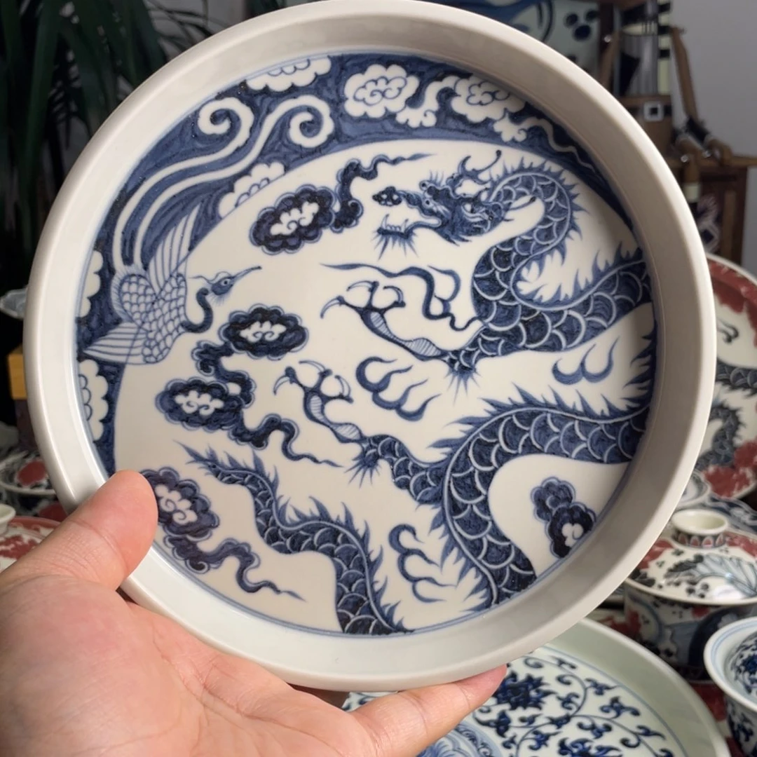 元青花龙凤呈祥壶承