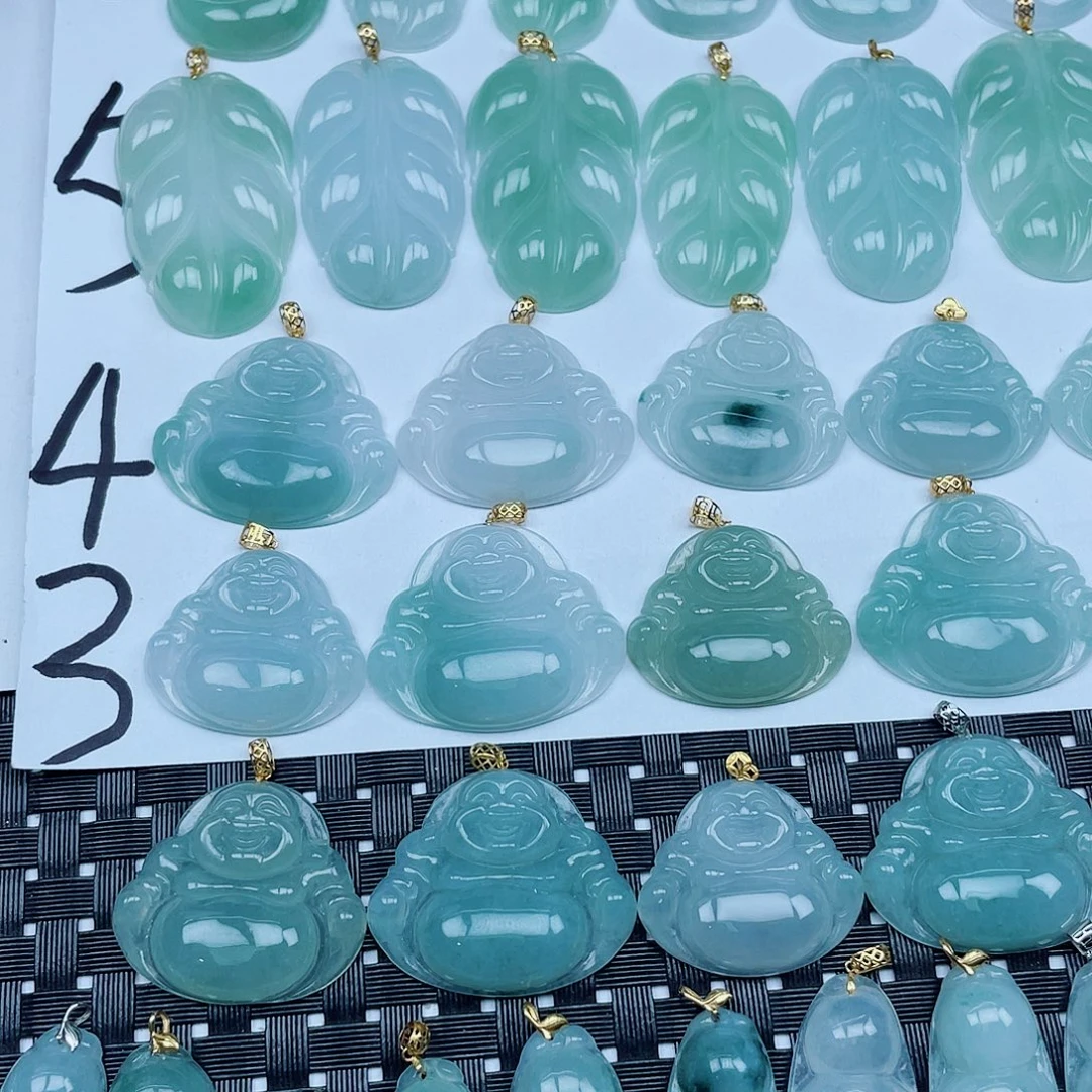 翡翠未镶嵌吊坠(不含链)翡翠