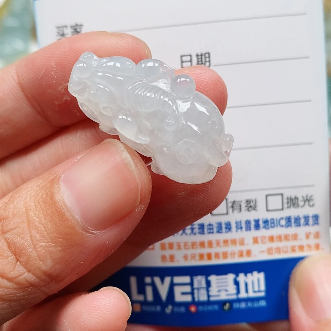 翡翠未镶嵌颈饰貔貅