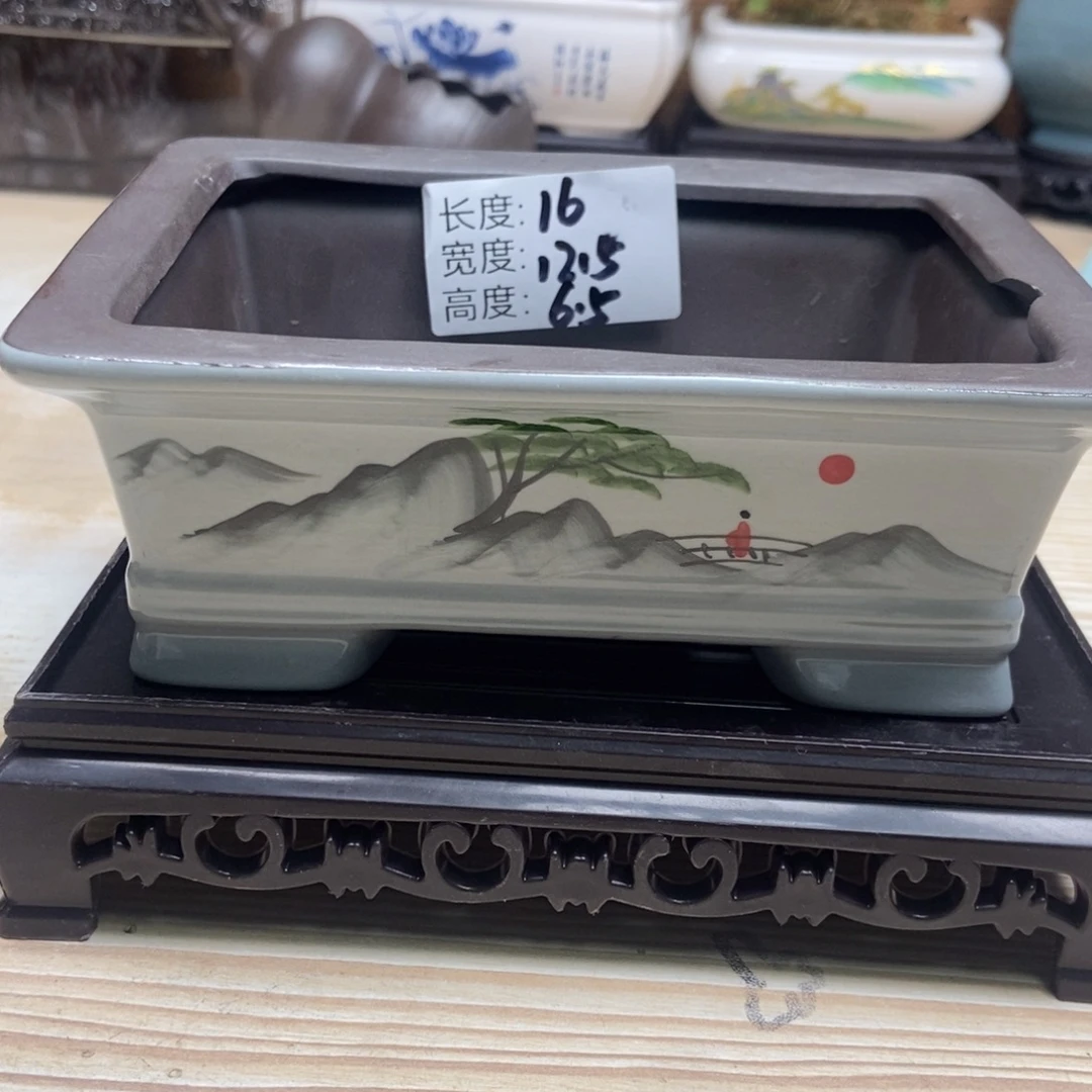 瓷片陶瓷花盆陶瓷艺术