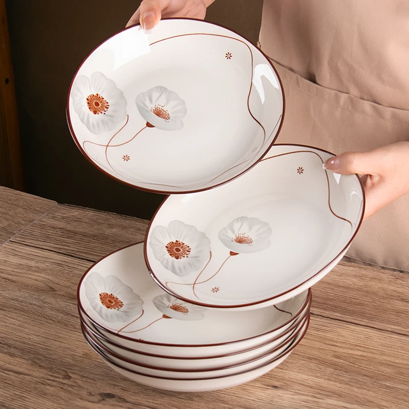 八英寸岁月静好圆盘六只装-勿中差评【破损包补】