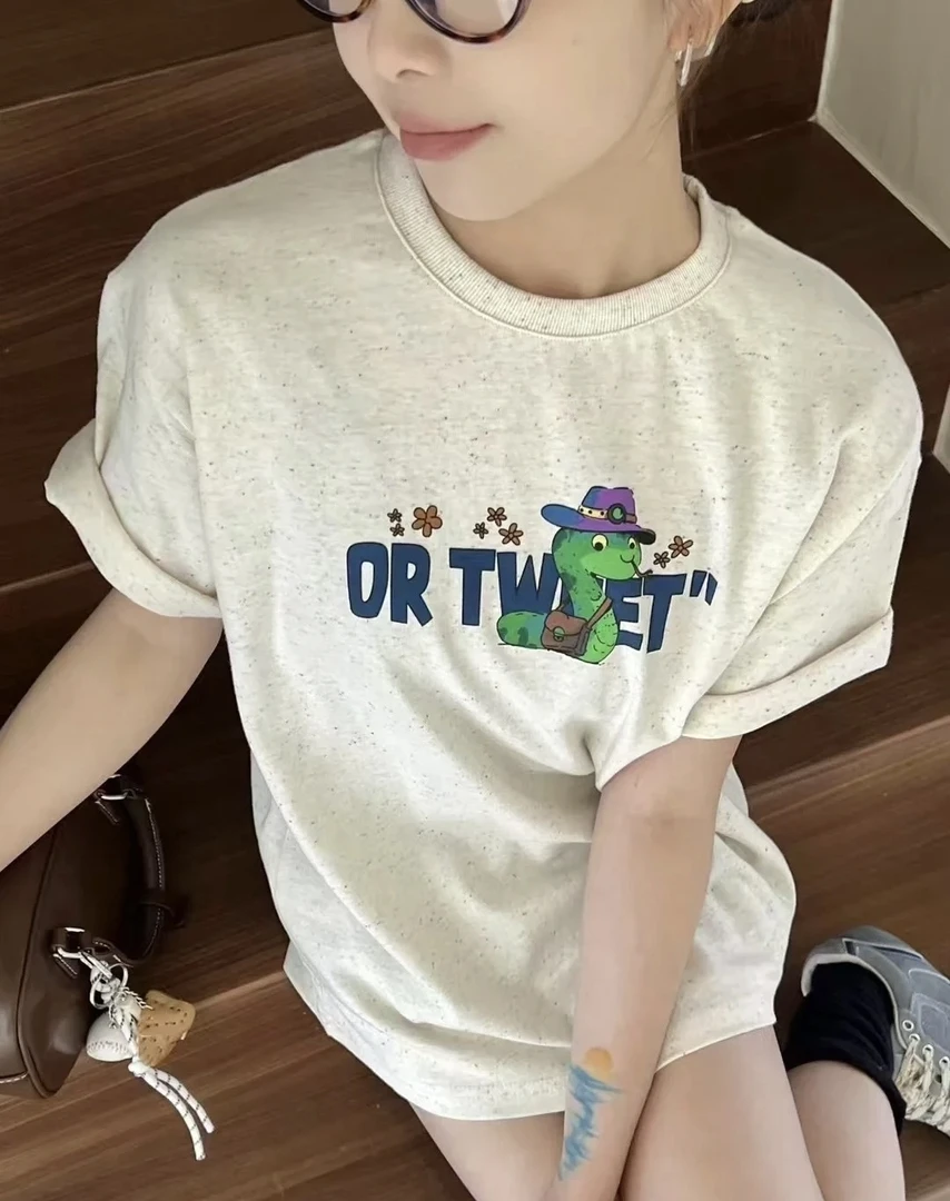 M-miao家早春小蛇短袖