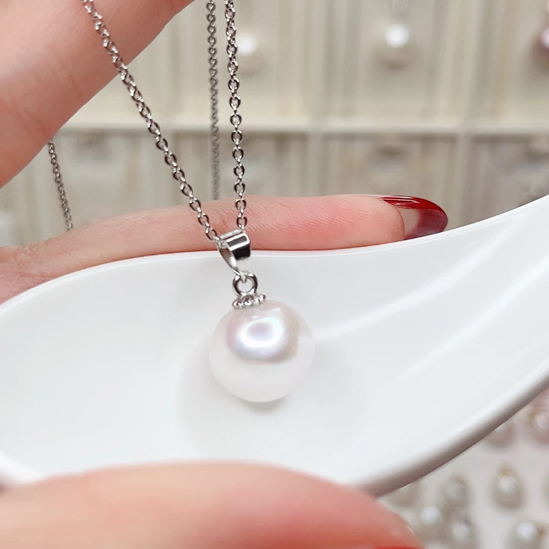 合金淡水珍珠吊坠(赠链)