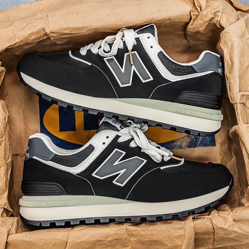 【新百伦正品】男女鞋保暖跑步运动鞋轻便百搭情侣款休闲跑步鞋N