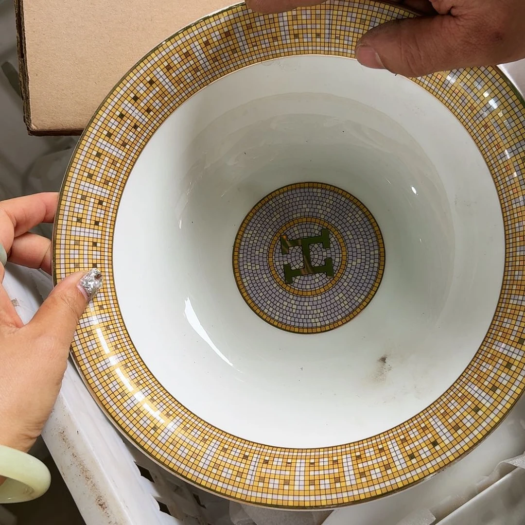 搪瓷骨瓷餐具家用高温陶瓷无标价格处理微瑕