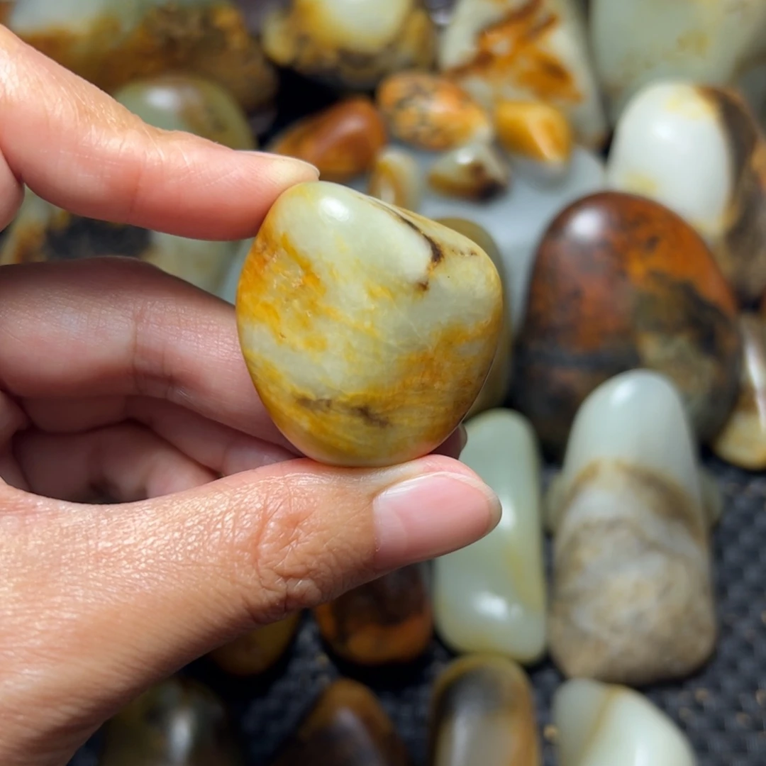 和田玉未镶嵌挂件29