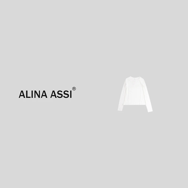 【楠楠】2025新款百搭时尚T恤简约显瘦长袖上衣AM1506