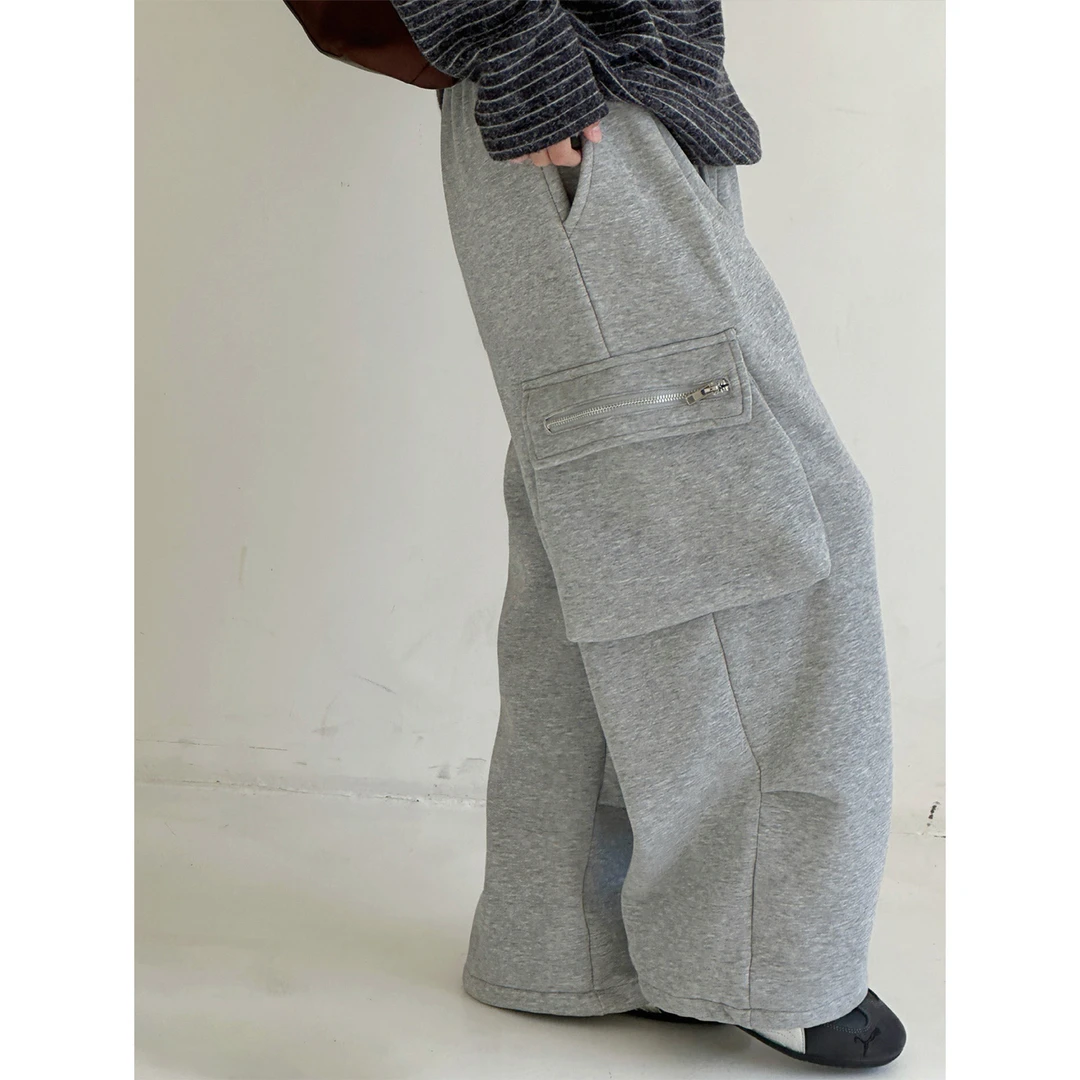 K30118孙小美结构式女童休闲裤2025秋冬新款大童儿童裤子加绒加厚