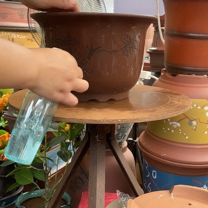 30平角金钟花盆紫砂花盆紫砂
