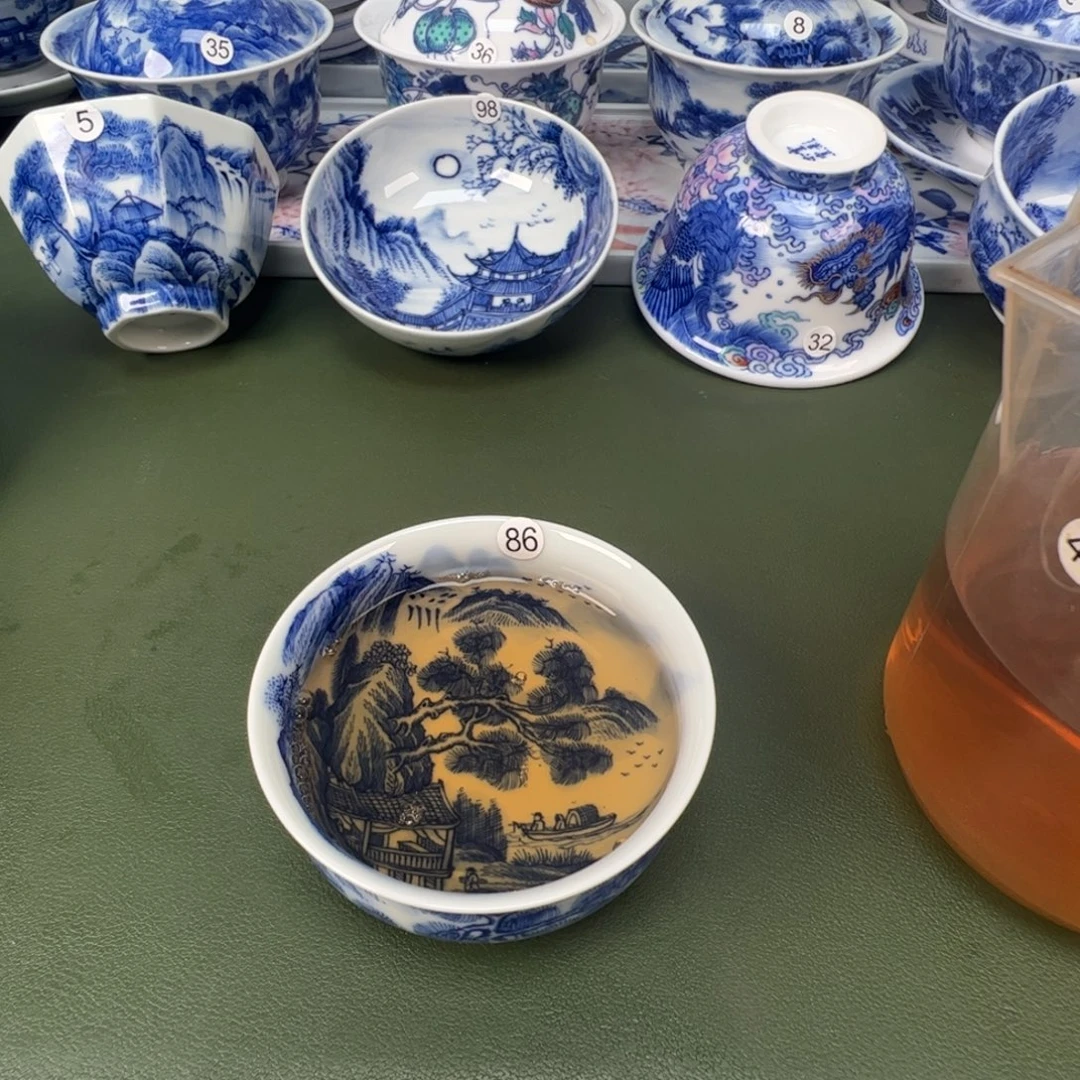景德镇纯手工纯手绘茶具木木86