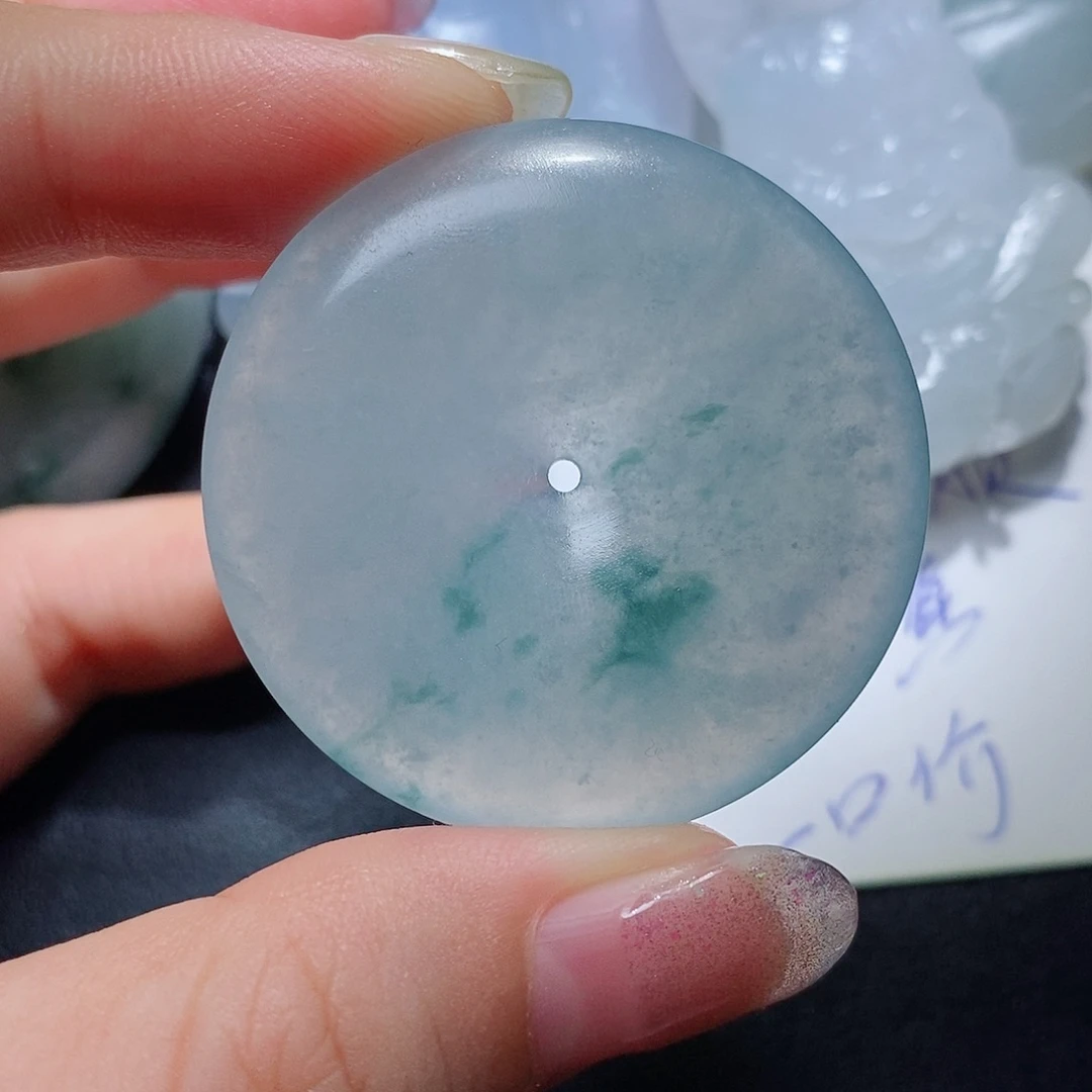 定制翡翠未镶嵌毛货付款后联系客服确认抛光
