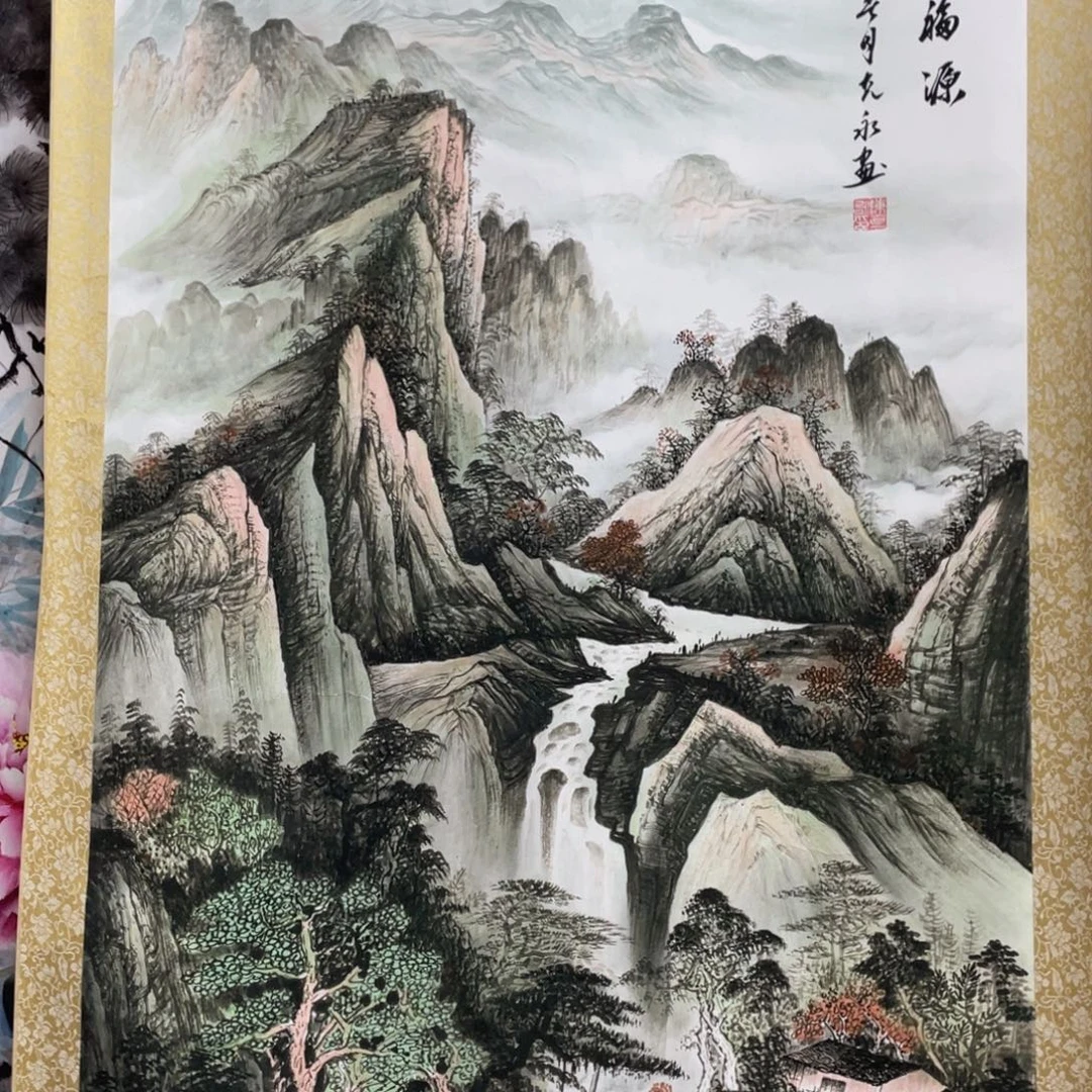 国画老师手绘带运险w