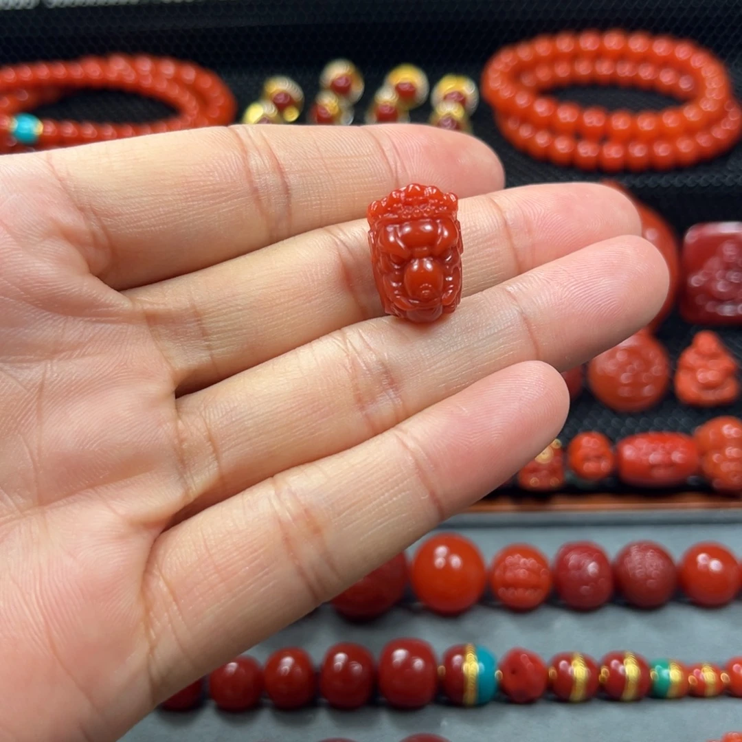 南红玛瑙未镶嵌象神