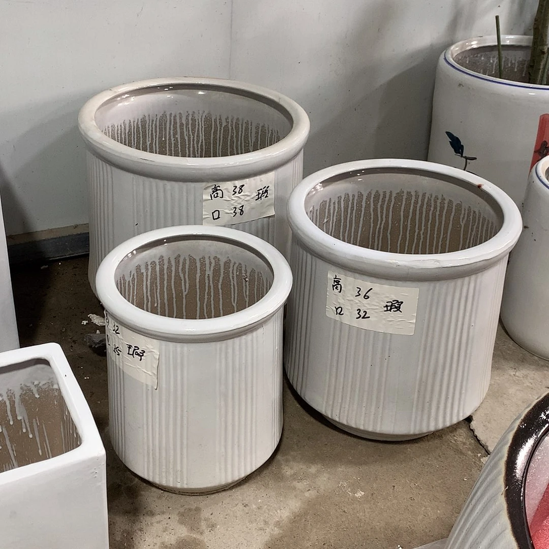 高温陶瓷花盆微瑕
