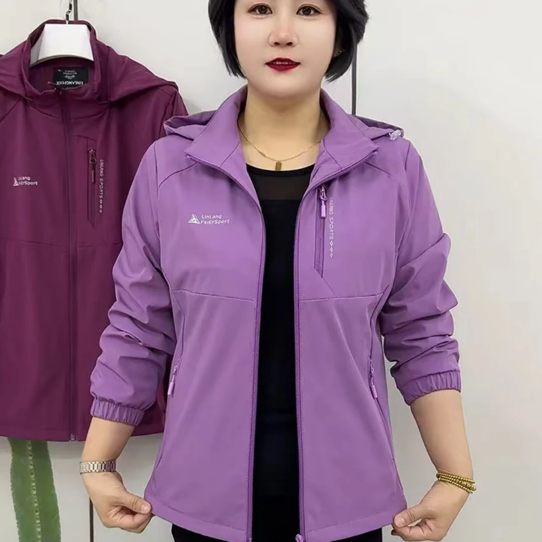 <专柜品质>春秋款活帽外套风衣