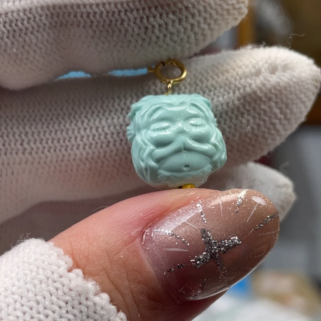 绿松石未镶嵌挂件