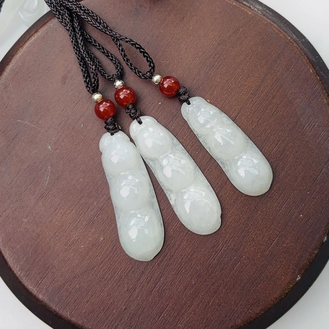 【秋姐宠粉】天然A货翡翠豆子编绳/多样性发一件&579157