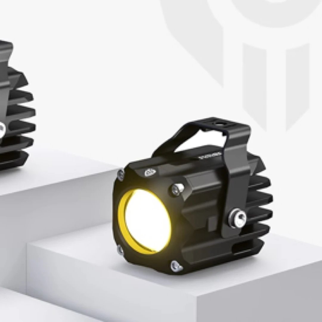 未来之眼F150S隐藏式摩托车led射灯小牛九号电动车辅路远近光切线