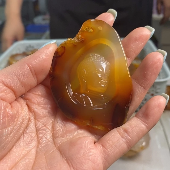 玛瑙/玉髓未镶嵌吊坠(不含链)