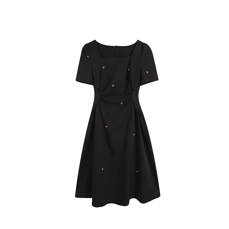 【五季家大码】黑色连衣裙ZL54781