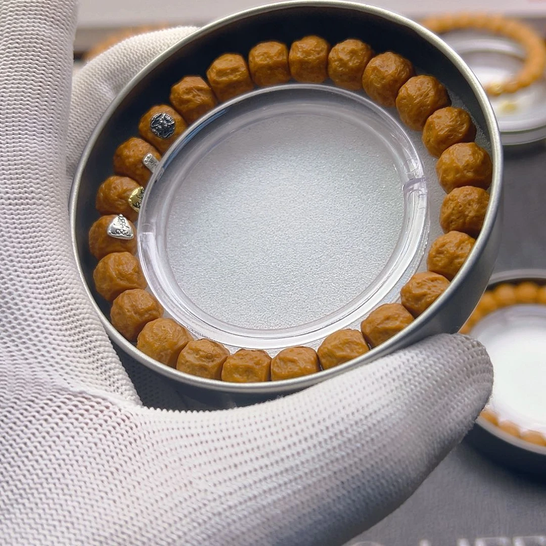 猴头核桃手串龙蛇之变全品无暇四标925银